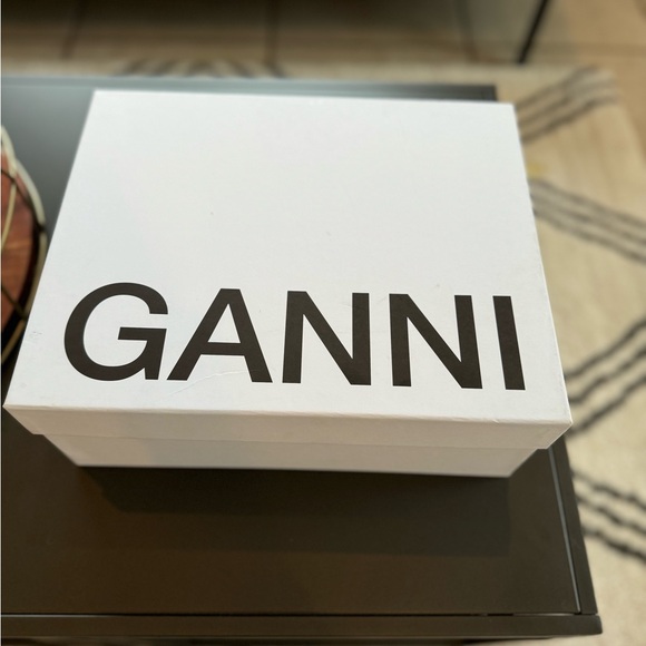 GANNI White & Pink Sporty Mix Cupsole Sneakers Size40 - Picture 11 of 11